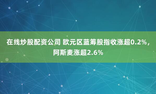 在线炒股配资公司 欧元区蓝筹股指收涨超0.2%，阿斯麦涨超2.6%